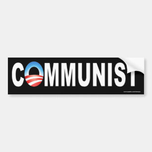 Autocollant De Voiture Anti Obama "Communist" bumper sticker