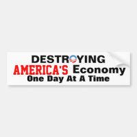 Anti-obama détruisant l'économie de l'Amérique