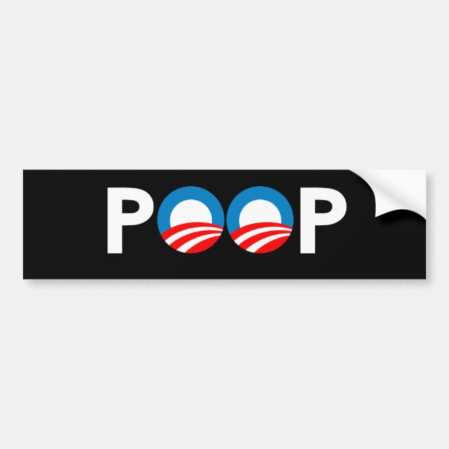 AUTOCOLLANT DE VOITURE ANTI-OBAMA - DUNETTE (Devant)
