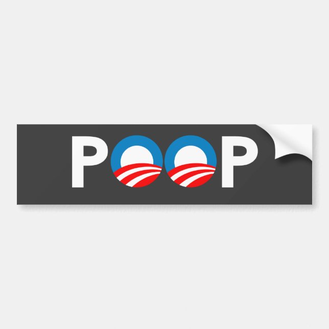 AUTOCOLLANT DE VOITURE ANTI-OBAMA - DUNETTE (Devant)
