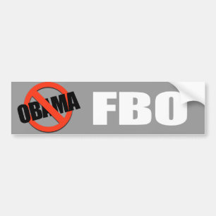 Autocollant De Voiture Anti-Obama - FBO