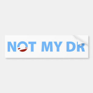 Autocollant De Voiture Anti-Obama : Non mon docteur