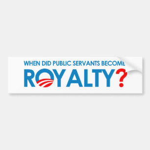 Autocollant De Voiture Anti-Obama - QUAND A FAIT les FONCTIONNAIRES