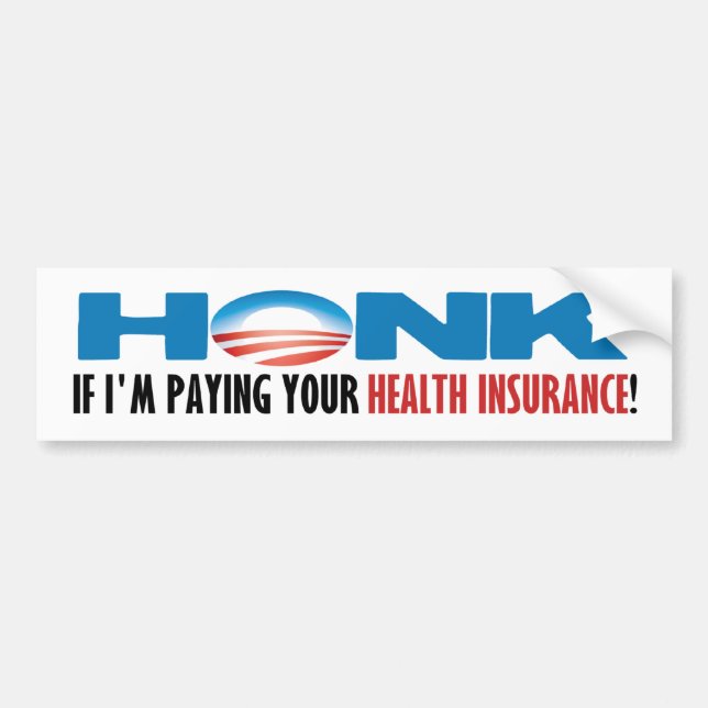 Autocollant De Voiture Anti ObamaCare (Devant)