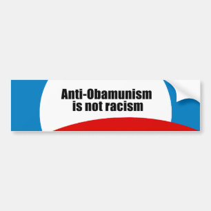 Autocollant De Voiture Anti-Obamunism n'est pas le racisme