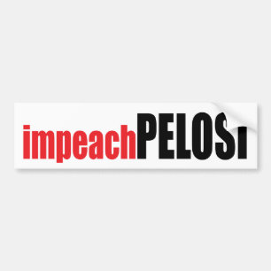 Autocollant De Voiture Anti-Pelosi : Attaquez Pelosi