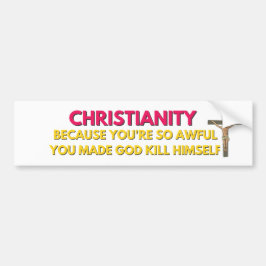 Autocollant De Voiture anti-religion