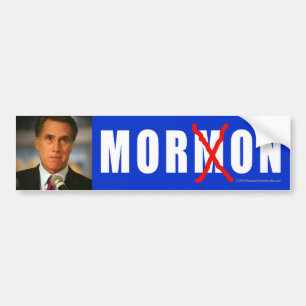 Autocollant De Voiture Anti-Romney débile d'autocollant