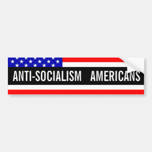 Autocollant De Voiture Anti-Socialisme