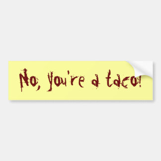 Autocollant De Voiture anti-taco