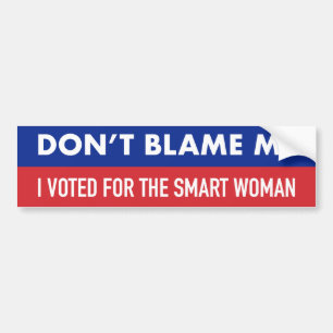 Autocollant De Voiture Anti Trump J'Ai Voté Pour Kamala Harris