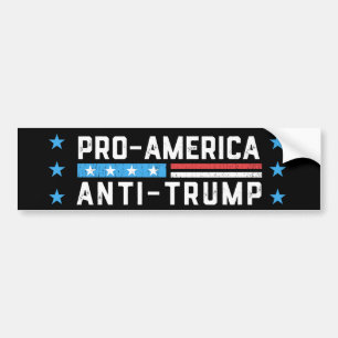 Autocollant De Voiture Anti-Trump pro-américain
