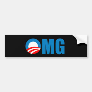 Autocollant De Voiture AntiObama OMG