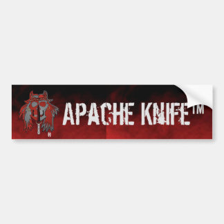 Autocollant De Voiture Apache Kinfe ®️ ™️ 🇺 🇸 Bumper Sticker
