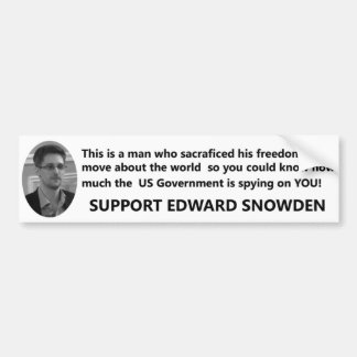 Autocollant De Voiture Appui Edouard Snowden