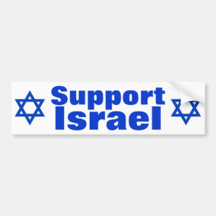 Autocollant De Voiture Appui Israël