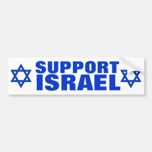 Autocollant De Voiture Appui Israël