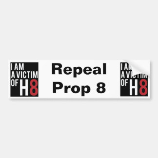Autocollant De Voiture Appui vertical 8 d'abrogation