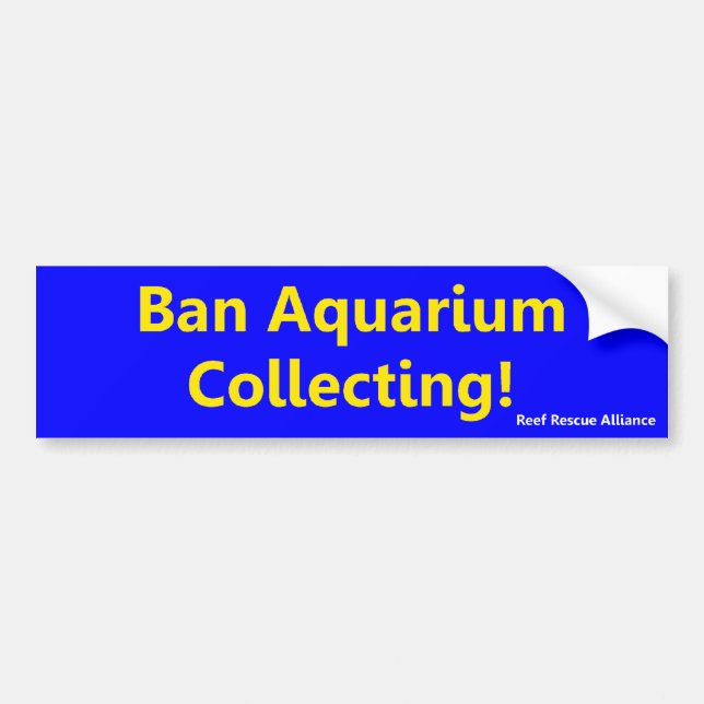 Autocollant De Voiture Aquarium d'interdiction rassemblant l'adhésif pour (Devant)