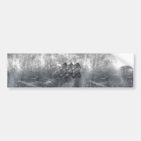 Aquarius Symbole Grunge Distressed Silver Steel