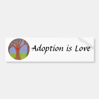 Autocollant De Voiture Arborescence d'adoption