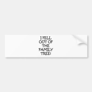 AUTOCOLLANT DE VOITURE ARBRE GÉNÉALOGIQUE