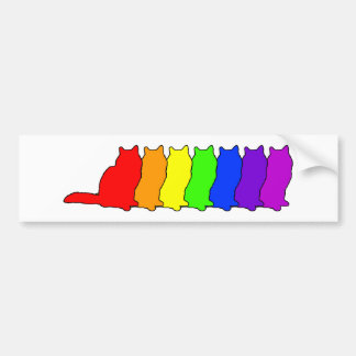 Autocollant De Voiture Arc-en-ciel Birman