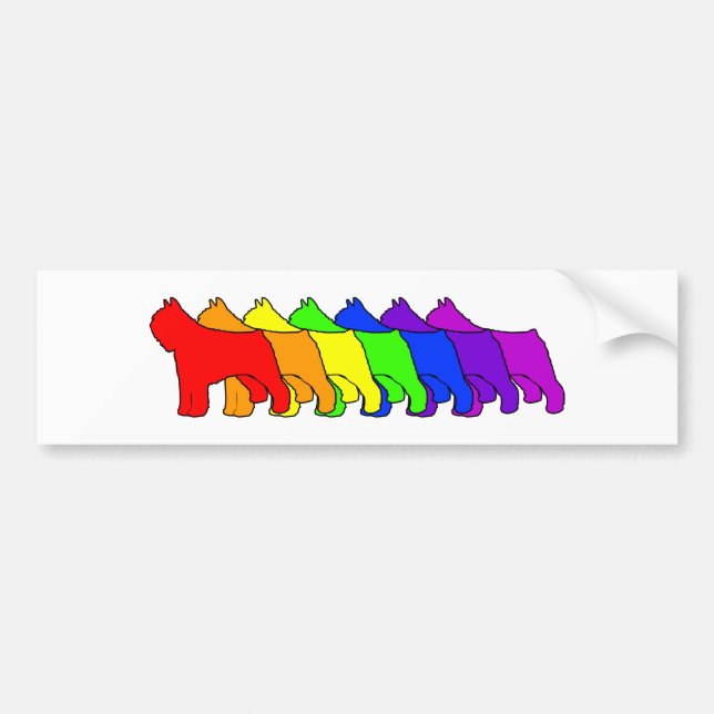 Autocollant De Voiture Arc-en-ciel Bouvier (Devant)