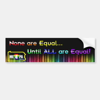 Autocollant De Voiture Arc-en-ciel Bumpersticker
