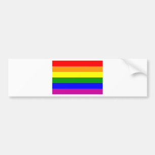 Autocollant De Voiture Arc-en-ciel de gay pride