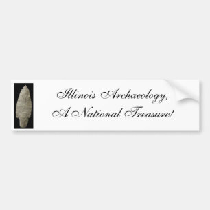 Autocollant De Voiture Archéologie de l'Illinois