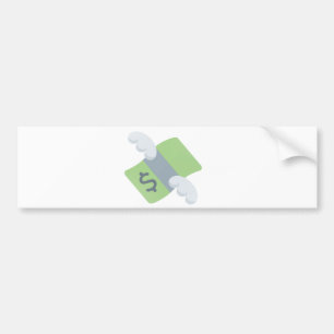 Autocollant De Voiture argent volant émoji