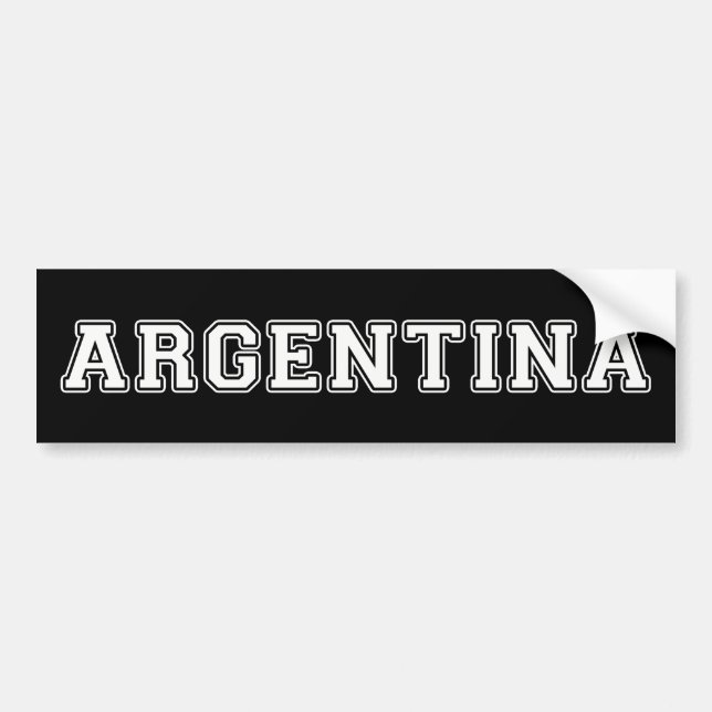 Autocollant De Voiture Argentine (Devant)