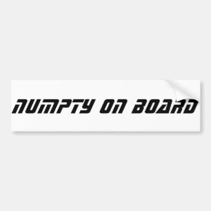 Autocollant De Voiture Argot écossais drôle, Numpty