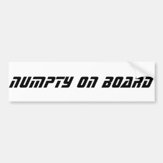 Autocollant De Voiture Argot écossais drôle, Numpty