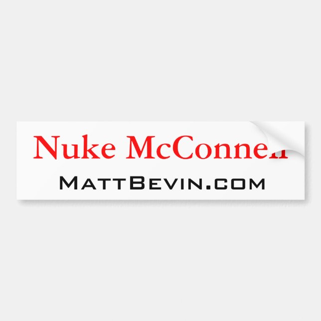 Autocollant De Voiture Arme nucléaire McConnell (Devant)