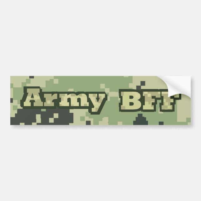 Autocollant De Voiture Armée BFF (Devant)