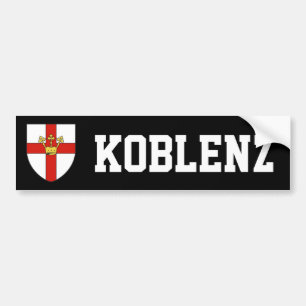 Autocollant De Voiture Armoiries de Koblenz, Allemagne