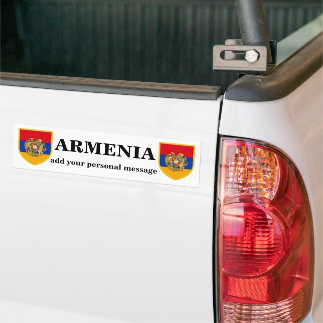 Autocollant De Voiture Armoiries de l'Arménie (Sur camion)