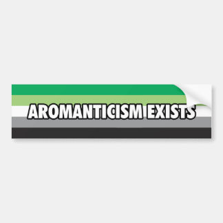 Autocollant De Voiture Aromanticism existe adhésif pour pare-chocs