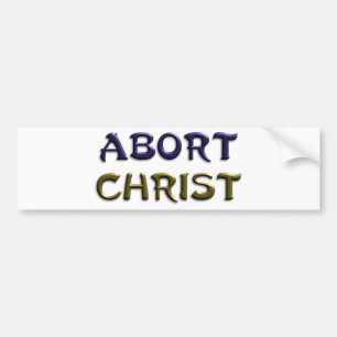 Autocollant De Voiture Arrêt le Christ