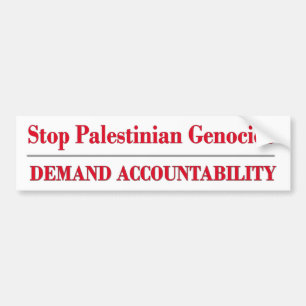 Autocollant De Voiture Arrêter le génocide palestinien