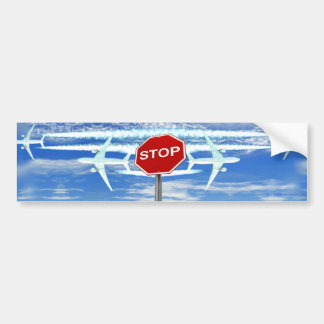 Autocollant De Voiture Arrêtez Chemtrails