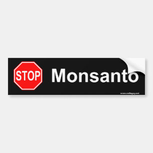 Autocollant De Voiture arrêtez le monsanto
