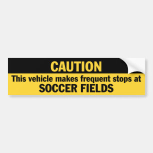 Autocollant De Voiture Arrêts fréquents (Football)