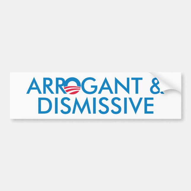 Autocollant De Voiture Arrogant et méprisant (Devant)
