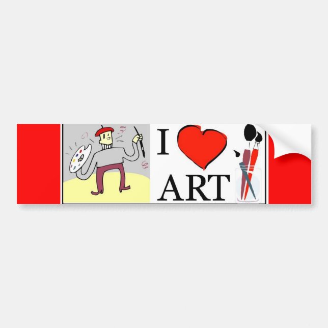 Autocollant De Voiture Art (Devant)