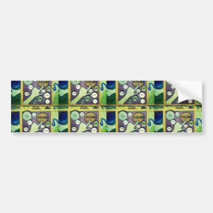 Autocollant De Voiture Art Mosaïque Contemporain - Un Joueur
