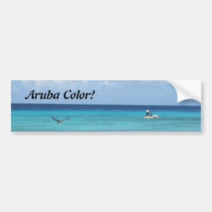 Autocollant De Voiture Aruba !  Adhésif pour pare-chocs des Caraïbes de