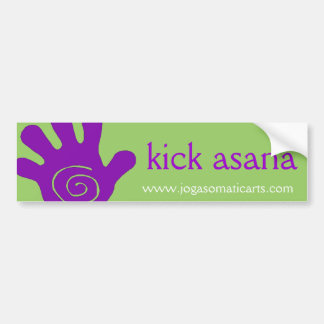 Autocollant De Voiture asana de coup-de-pied
